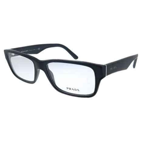 prada heritage pr 16mv 1ab1o1|Prada Heritage PR 16MV Rectangle Eyeglasses .